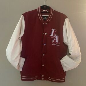 Hollister Red and White Jacket